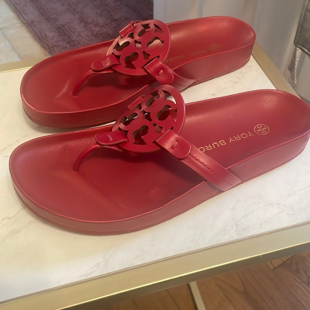 Red Tory Burch Sandal